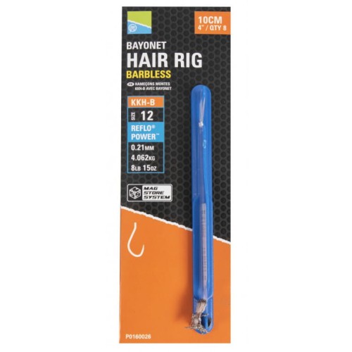 Przejdź do produktu Przypony Preston KKH-B Mag Store Hair Rigs - 4" / BAYONET / roz.10