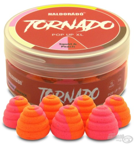 Przejdź do produktu Przynęta HALDORADO TORNADO Pop Up XL - Kałamarnica & Brzoskwinia