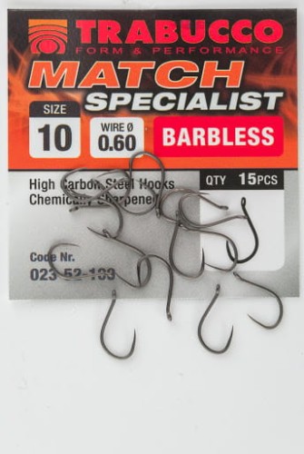 Przejdź do produktu HACZYKI TRABUCCO MATCH SPECIALIST No16 15szt.