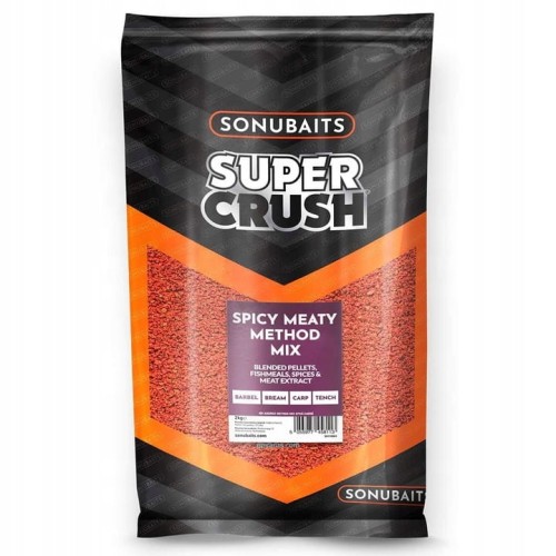 Przejdź do produktu Zanęta Sonubaits Supercrush - Spicy Meaty Method Mix