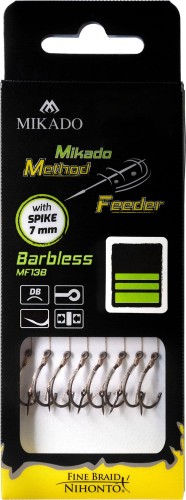 Przejdź do produktu Przypony Mikado MF - Z IGŁĄ - hak bez zadziora nr 8